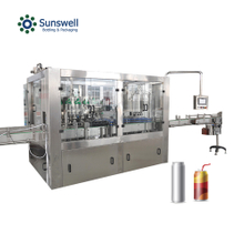 Cans Filling Machine Manufacturing Plant Energy Drink Canning Equipment Can Carbonated Drink Filling Machine