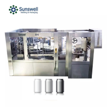 5000CPH 250ml 330ml Carbonated Drink Juice Beer Canning Line Tin Can Filling Sealing Machine Production Line