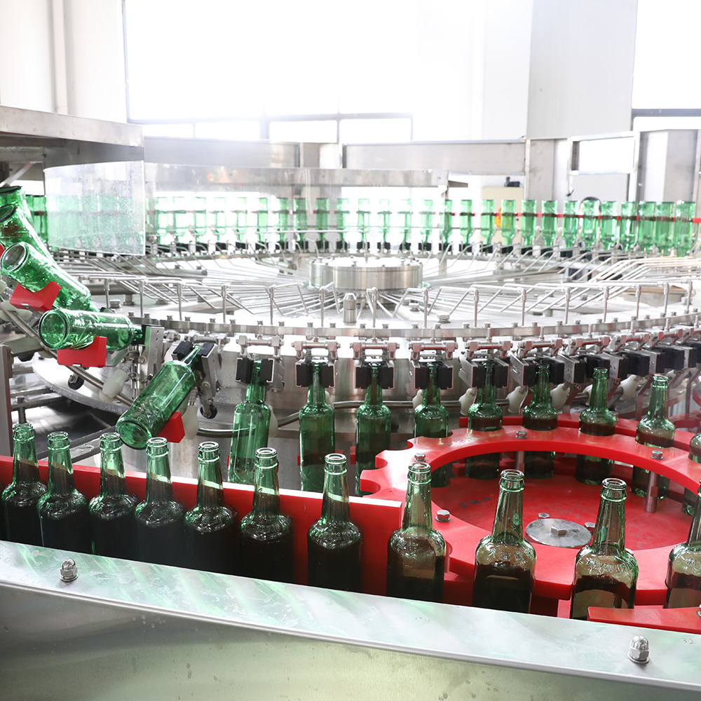Small factories Glass bottle beer filling machine